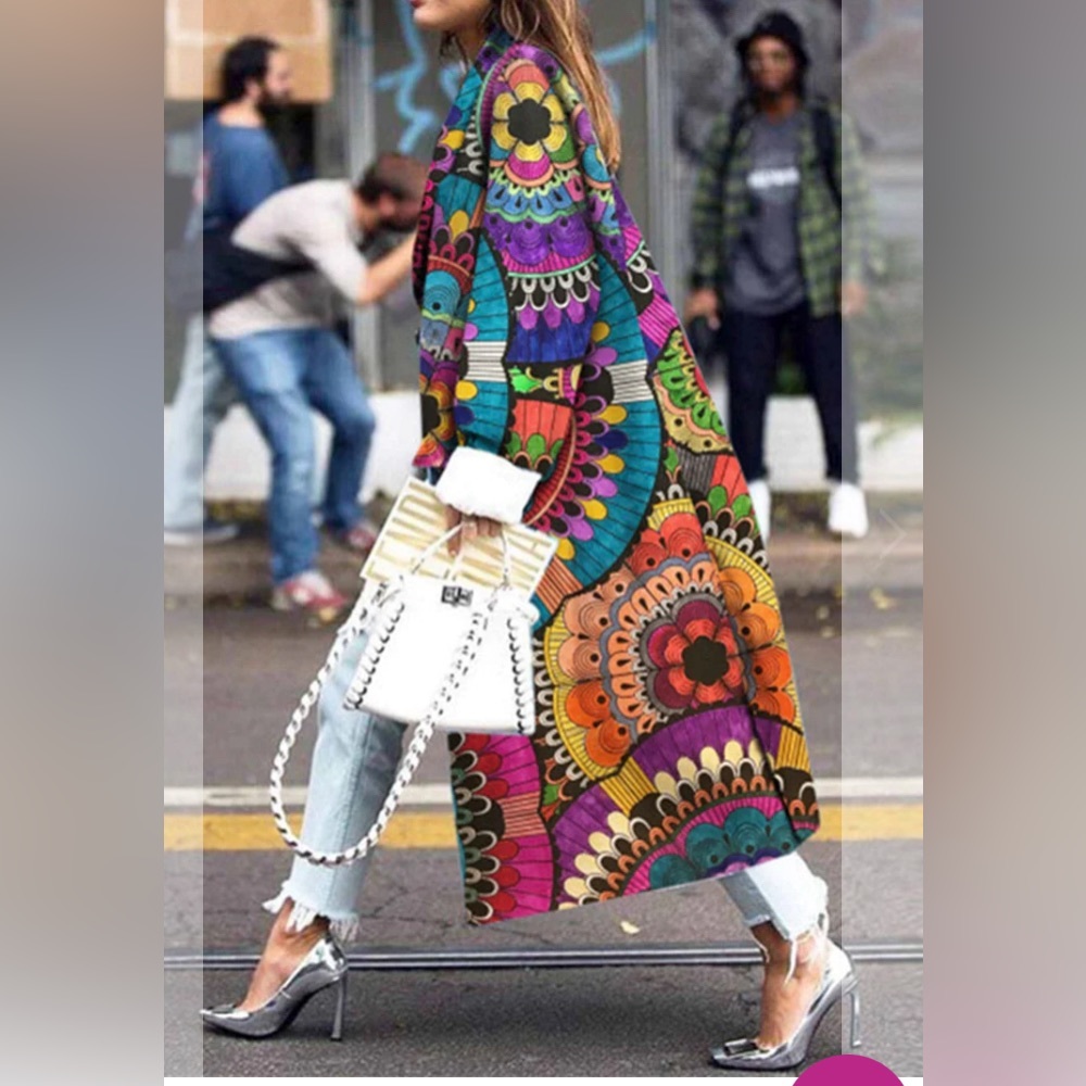 Bohemian Chic Duster Coat